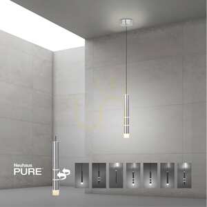 PURE-VEGA 2211-95 Silber 4xLED-Pendelleuchte small 10