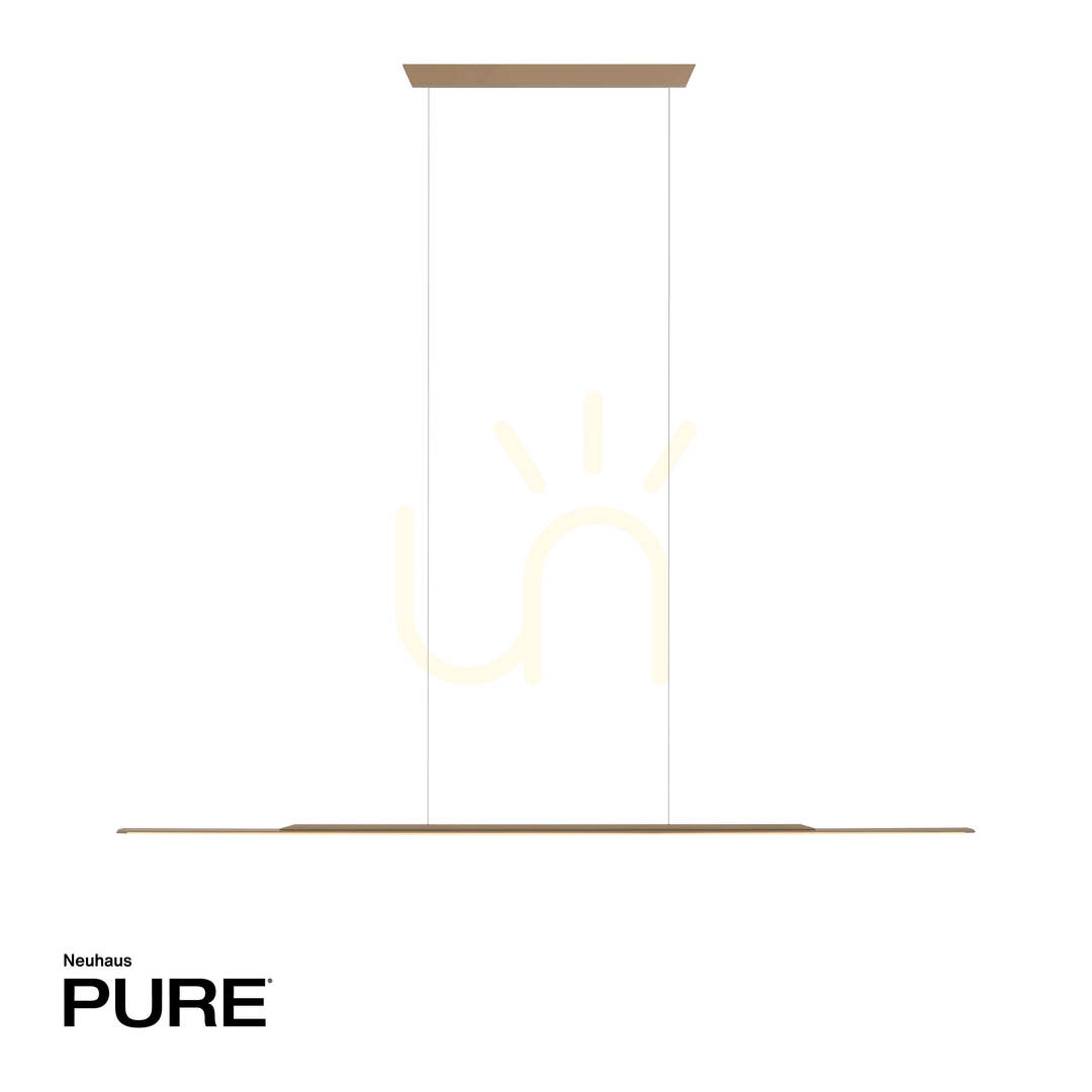 Aussicht PURE SURFACE 2301-97 Braun 1xLED-Pendelleuchte PURE SURFACE 2301-97 Braun 1xLED-Pendelleuchte