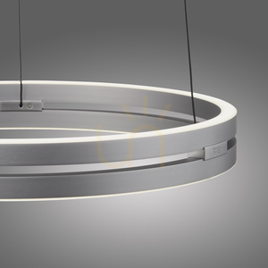 PURE E-LOOP 2550-95 Silber 2xLED-Pendelleuchte small 10