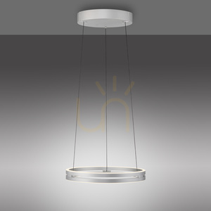 PURE E-LOOP 2550-95 Silber 2xLED-Pendelleuchte small 13