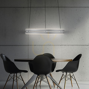 PURE E-LOOP 2550-95 Silber 2xLED-Pendelleuchte small 14