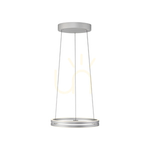 PURE E-LOOP 2550-95 Silber 2xLED-Pendelleuchte small 16