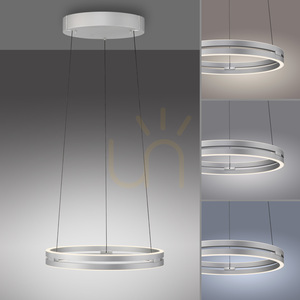 PURE E-LOOP 2550-95 Silber 2xLED-Pendelleuchte small 5