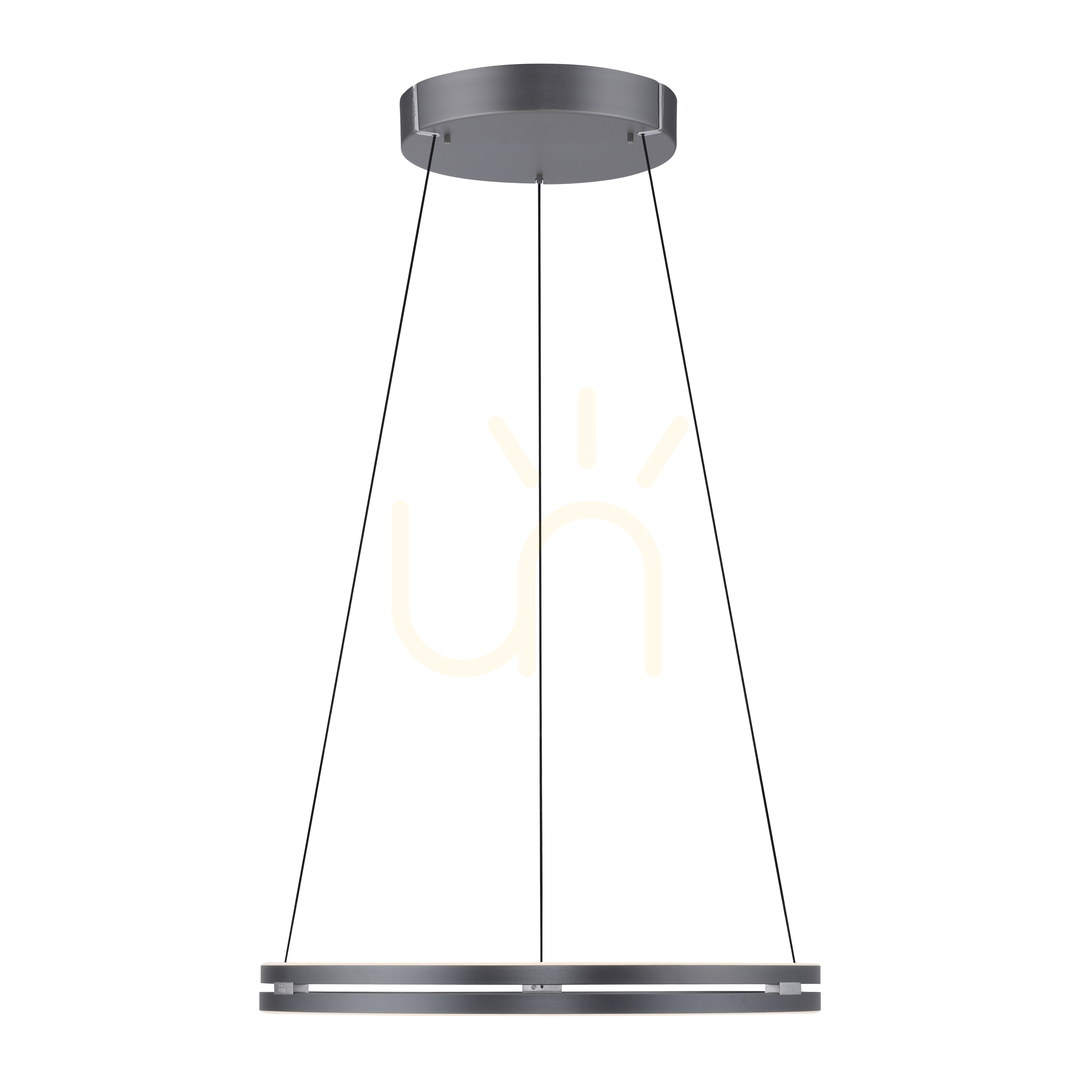 Aussicht PURE E-LOOP 2551-15 Grau 2xLED-Pendelleuchte PURE E-LOOP 2551-15 Grau 2xLED-Pendelleuchte