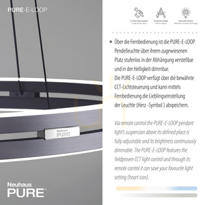 PURE E-LOOP 2551-15 Grau 2xLED-Pendelleuchte 3 PURE E-LOOP 2551-15 Grau 2xLED-Pendelleuchte small 3