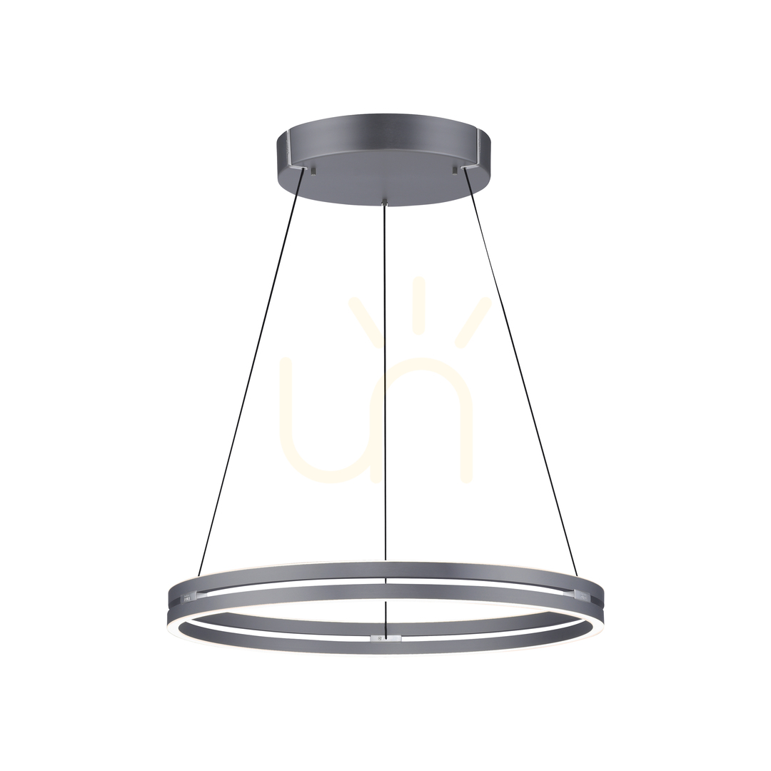 Vorschau PURE E-LOOP 2551-15 Grau 2xLED-Pendelleuchte PURE E-LOOP 2551-15 Grau 2xLED-Pendelleuchte