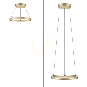 PUREE-LOOP 2551-60 Pendelleuchte aus Messing mit 2 LEDs small 13