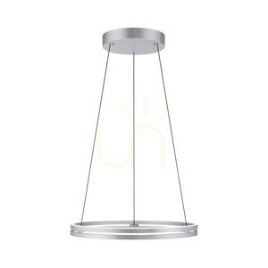 PUREE-LOOP 2551-95 Silber 2xLED-Pendelleuchte small 15