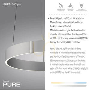 PURE E-CLIPSE 2560-95 Silber 2xLED-Pendelleuchte 3 PURE E-CLIPSE 2560-95 Silber 2xLED-Pendelleuchte small 3