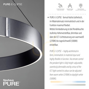 PURE E-CLIPSE 2561-15 Grau 2xLED-Pendelleuchte 3 PURE E-CLIPSE 2561-15 Grau 2xLED-Pendelleuchte small 3
