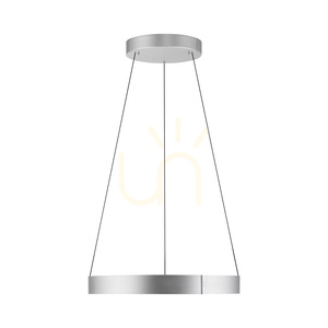PURE E-CLIPSE 2561-95 Silber 2xLED-Pendelleuchte small 16