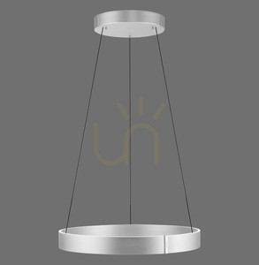 PURE E-CLIPSE 2561-95 Silber 2xLED-Pendelleuchte small 0