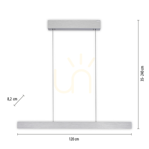 PURE E-MOTION 2570-95 Silber 2xLED-Pendelleuchte 8 PURE E-MOTION 2570-95 Silber 2xLED-Pendelleuchte small 8