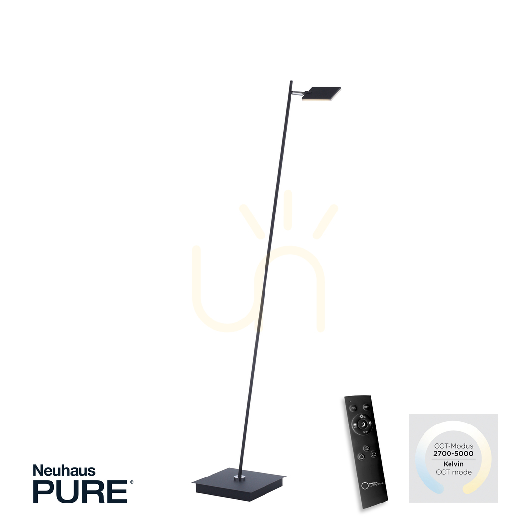 Aussicht PURE-MIRA 356-18 Stehlampe, Anthrazit, 1xLED PURE-MIRA 356-18 Stehlampe, Anthrazit, 1xLED