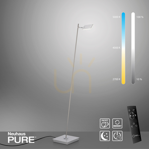 PURE-MIRA 356-95 Stehlampe, Silber, 1xLED small 7