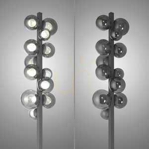 Stehlampe 557-15 Grau 12xLED small 13