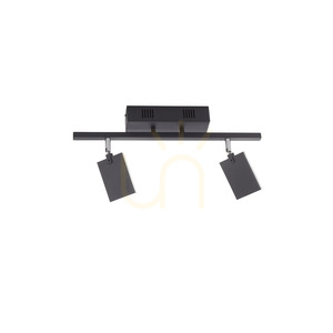 PURE-MIRA 6354-18 Schwarze Deckenleuchte mit 2 LEDs small 10