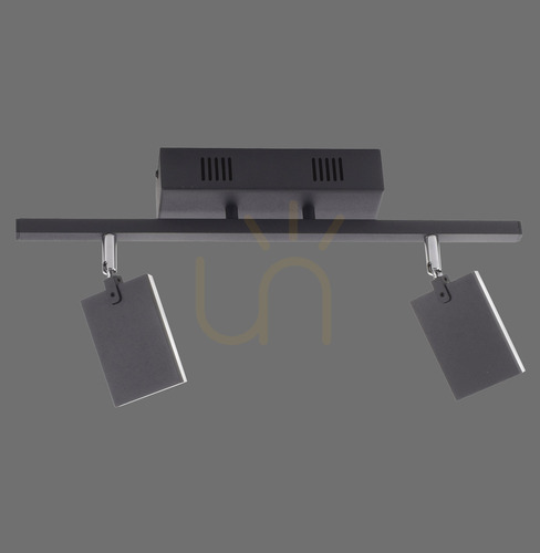 Prüfen PURE-MIRA 6354-18 Schwarze Deckenleuchte mit 2 LEDs