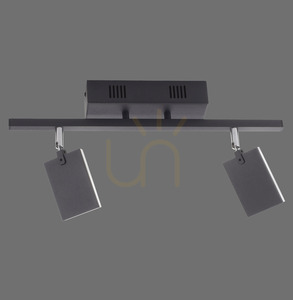 PURE-MIRA 6354-18 Schwarze Deckenleuchte mit 2 LEDs small 0