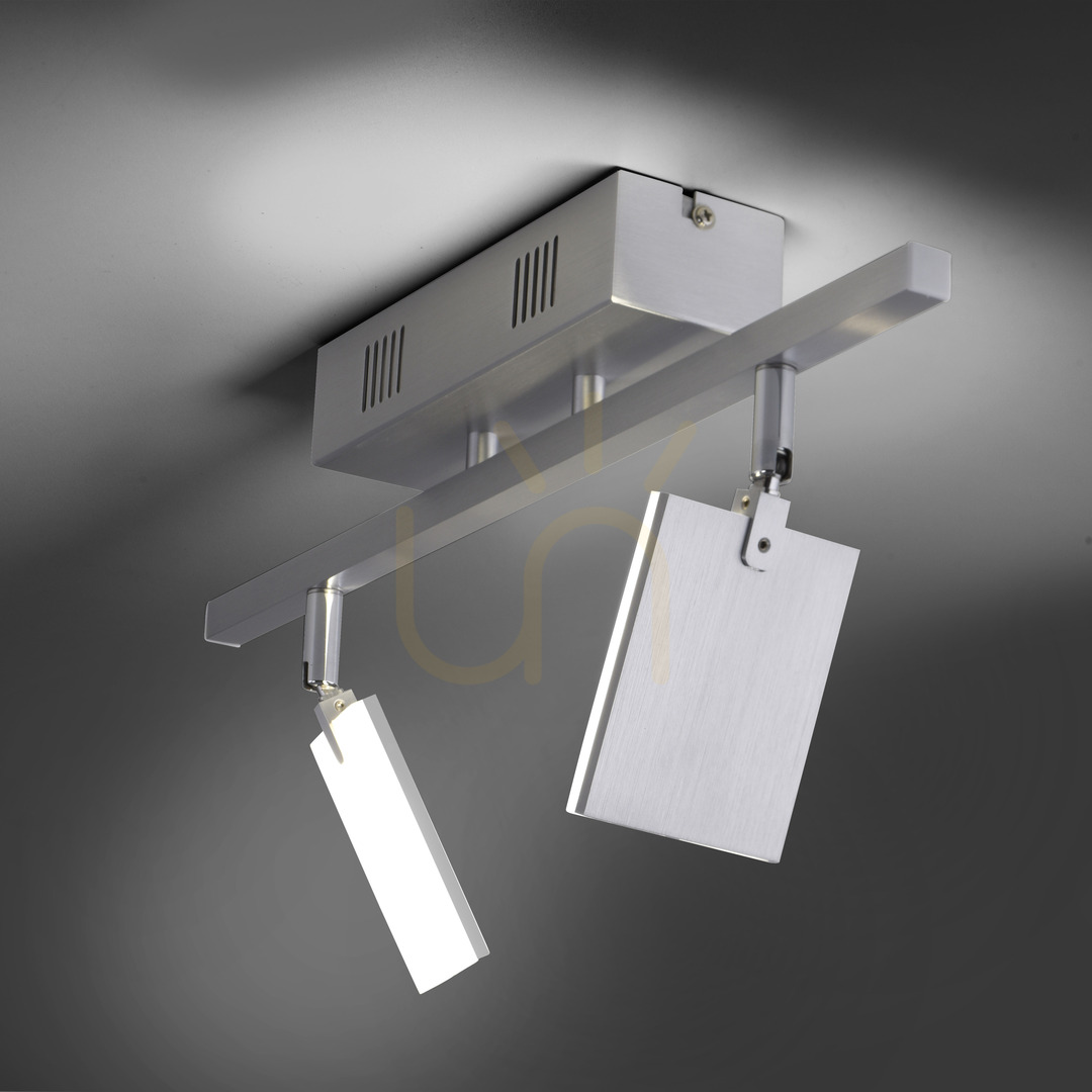 Prüfen PURE-MIRA 6354-95 Silberne Deckenleuchte, 2xLED PURE-MIRA 6354-95 Silberne Deckenleuchte, 2xLED