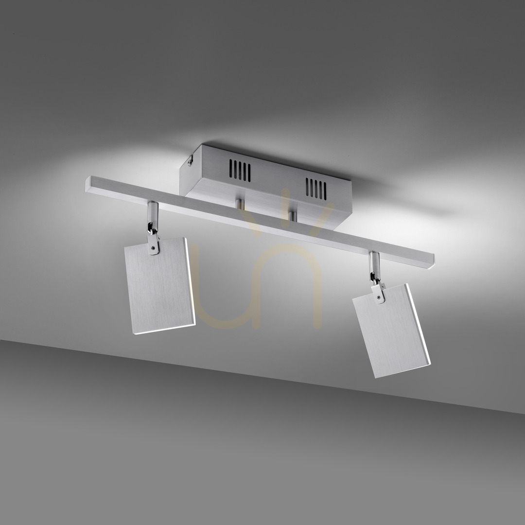 Aussicht PURE-MIRA 6354-95 Silberne Deckenleuchte, 2xLED PURE-MIRA 6354-95 Silberne Deckenleuchte, 2xLED