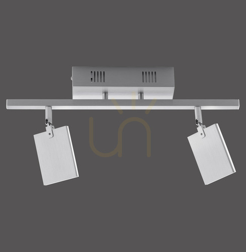 Prüfen PURE-MIRA 6354-95 Silberne Deckenleuchte, 2xLED