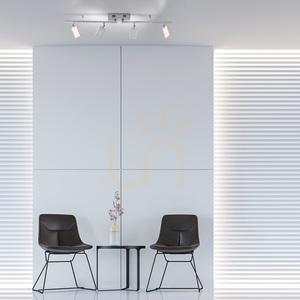 PURE-MIRA 6356-95 Silber 4xLED-Deckenleuchte small 2