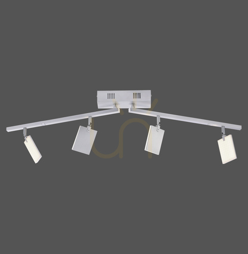 Prüfen PURE-MIRA 6356-95 Silber 4xLED-Deckenleuchte