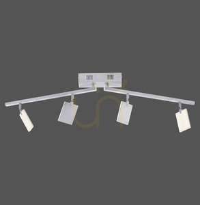 PURE-MIRA 6356-95 Silber 4xLED-Deckenleuchte small 0