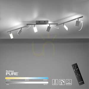 PURE-MIRA 6358-95 Silberne Deckenleuchte mit 6 LEDs 10 PURE-MIRA 6358-95 Silberne Deckenleuchte mit 6 LEDs small 10
