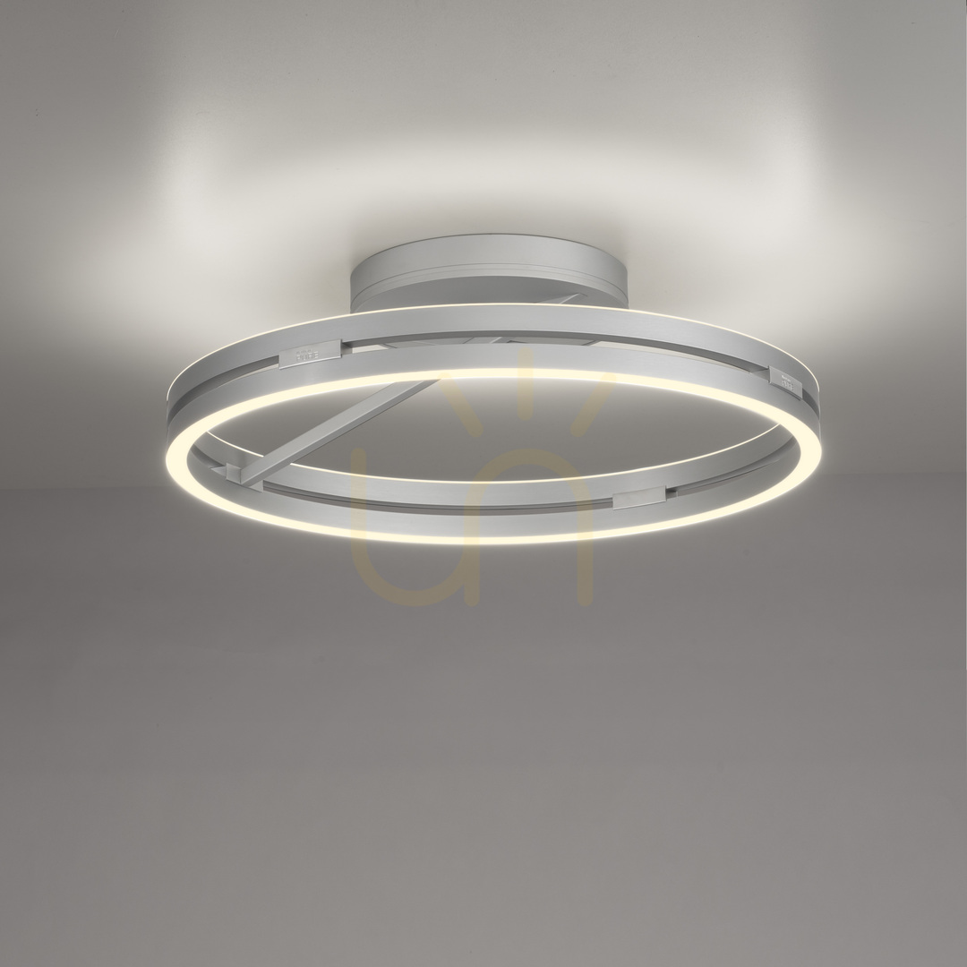 Vorschau PURE LOOP 6552-95 Silberne Deckenleuchte, 2xLED PURE LOOP 6552-95 Silberne Deckenleuchte, 2xLED