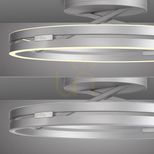 PURE LOOP 6552-95 Silberne Deckenleuchte, 2xLED 16 PURE LOOP 6552-95 Silberne Deckenleuchte, 2xLED small 16