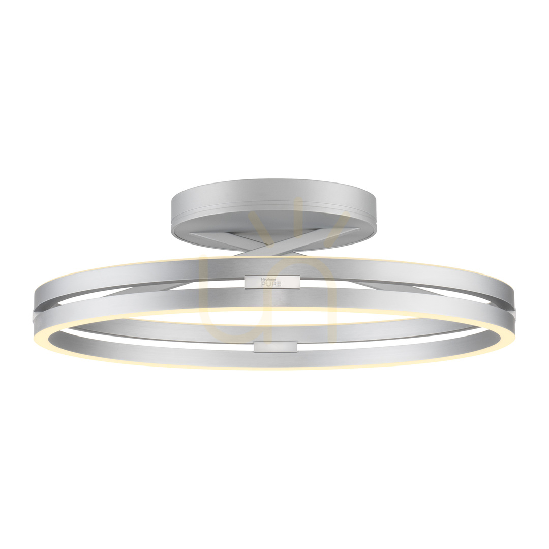 Vorschau PURE LOOP 6552-95 Silberne Deckenleuchte, 2xLED PURE LOOP 6552-95 Silberne Deckenleuchte, 2xLED
