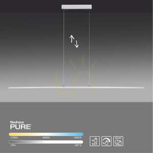 PURE-LITE 8375-55 Silber 1xLED-Pendelleuchte small 12