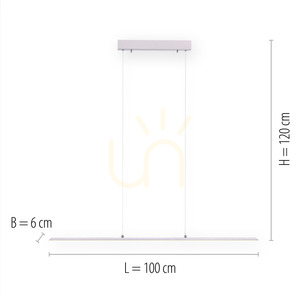 PURE-LITE 8375-55 Silber 1xLED-Pendelleuchte small 7