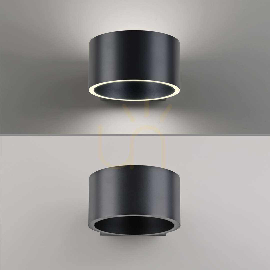 Zeige PURE CLIPSE 8561-15 Wandleuchte, grau, 2xLED PURE CLIPSE 8561-15 Wandleuchte, grau, 2xLED