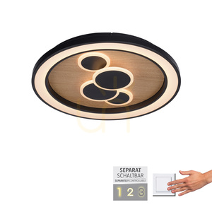 ELIZA 6284-79 Deckenleuchte, schwarz, 1xLED small 1