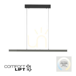 ADRIANA COMFORT LIFT 2598-13 Anthrazit 1xLED-Pendelleuchte small 1