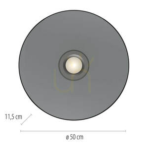 Deckenleuchte Paul Neuhaus PURE Moon 6095-15, Grau small 8