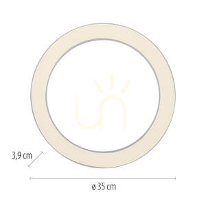 PURE LINES ROUND 6310-16 Deckenleuchte, Weiß, 1xLED 1 PURE LINES ROUND 6310-16 Deckenleuchte, Weiß, 1xLED small 1