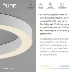 PURE LINES ROUND 6310-16 Deckenleuchte, Weiß, 1xLED 6 PURE LINES ROUND 6310-16 Deckenleuchte, Weiß, 1xLED small 6