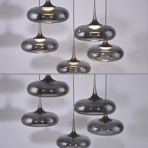 POSH 15694-15 Graue 5xLED-Pendelleuchte small 5