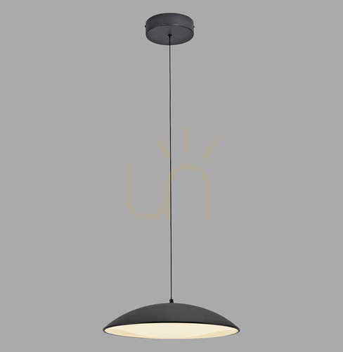 Prüfen LENTE14606-18 Schwarze Pendelleuchte mit 1 LED