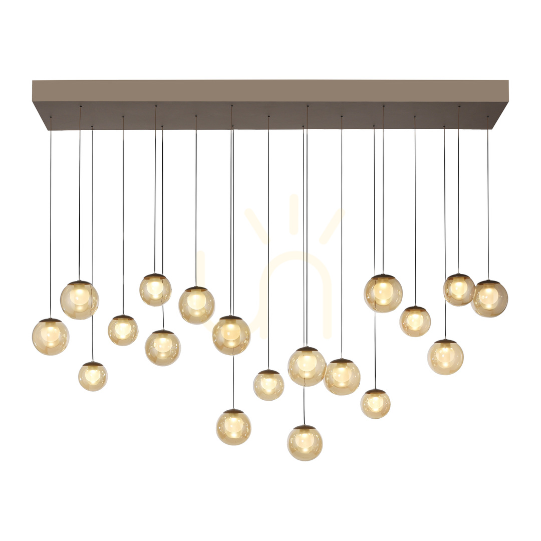 Vorschau PURE POPUP 2589-97 Braun 19xLED-Pendelleuchte PURE POPUP 2589-97 Braun 19xLED-Pendelleuchte