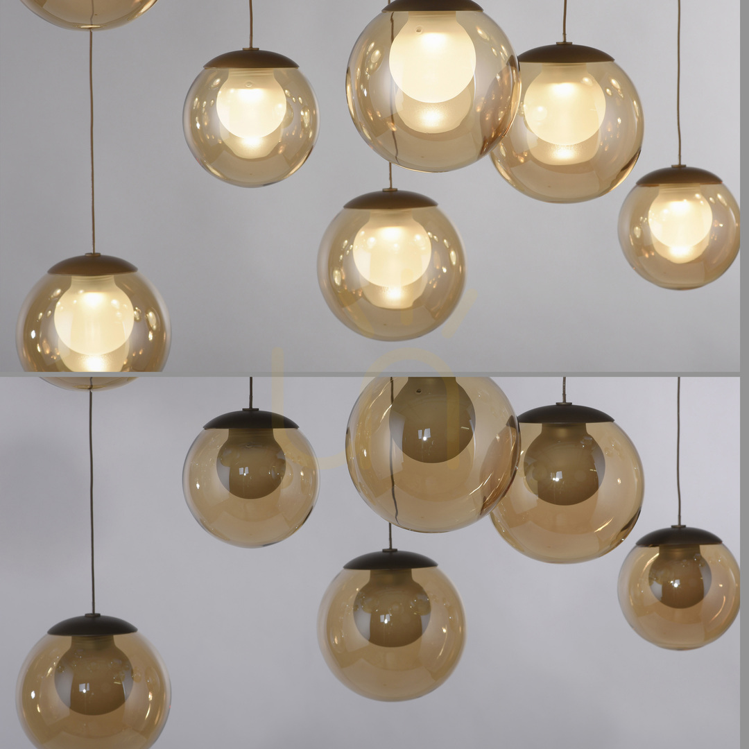 Aussicht PURE POPUP 2589-97 Braun 19xLED-Pendelleuchte PURE POPUP 2589-97 Braun 19xLED-Pendelleuchte