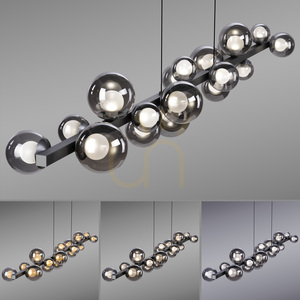 PURE E-POPUP 2558-15 Grau 18xLED-Pendelleuchte small 5