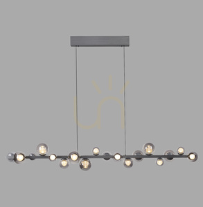 PURE E-POPUP 2558-15 Grau 18xLED-Pendelleuchte small 0