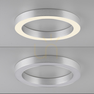 PURE LINES ROUND 6310-95 Deckenleuchte, Silber, 1xLED small 7