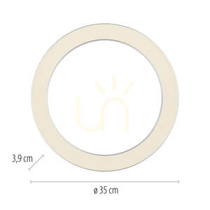PURE LINES ROUND 6310-95 Deckenleuchte, Silber, 1xLED small 9