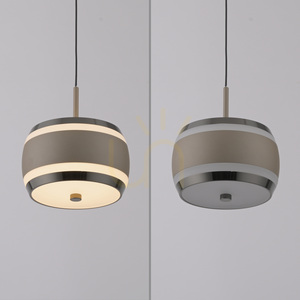 PURE FALLING RINGS 2503-97 Braun 1xLED-Pendelleuchte small 6